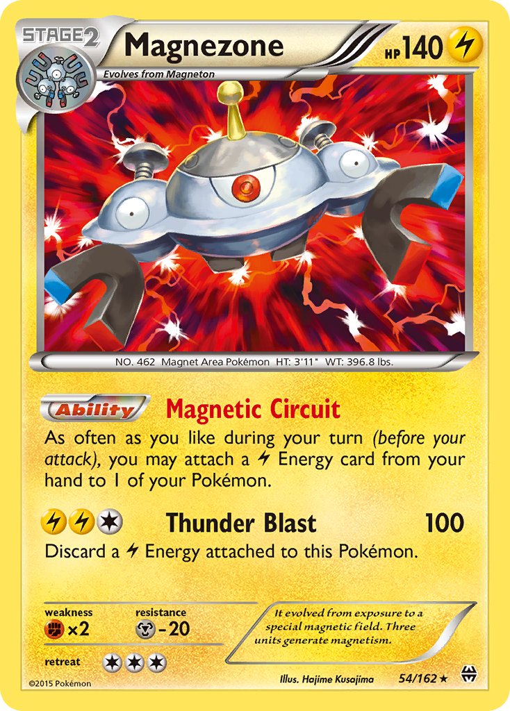 Magnezone (54/162) (Theme Deck Exclusive) [XY: BREAKthrough] - Destination Retro