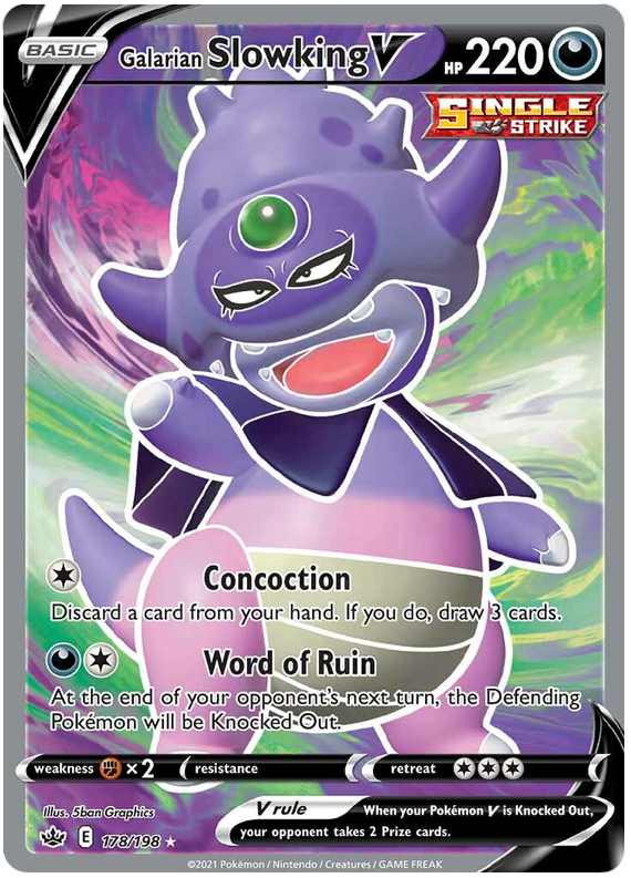 Galarian Slowking V (178/198) [Sword & Shield: Chilling Reign] - Destination Retro