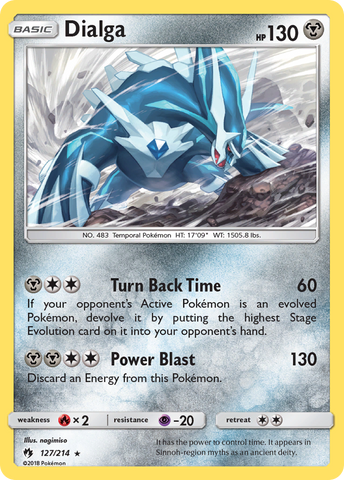 Dialga (127/214) [Sun & Moon: Lost Thunder] - Destination Retro