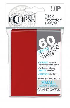 PRO-Matte Eclipse Apple Red Small Deck Protector sleeve 60ct - Destination Retro