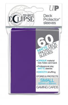 PRO-Matte Eclipse Royal Purple Small Deck Protector Sleeve 60ct - Destination Retro