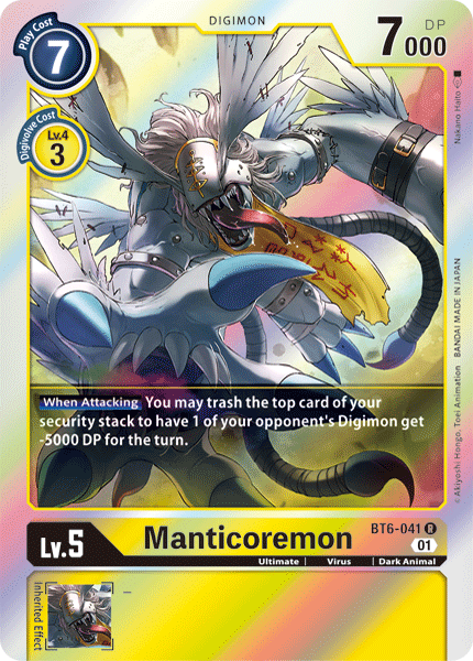 Manticoremon [BT6-041] [Double Diamond] - Destination Retro