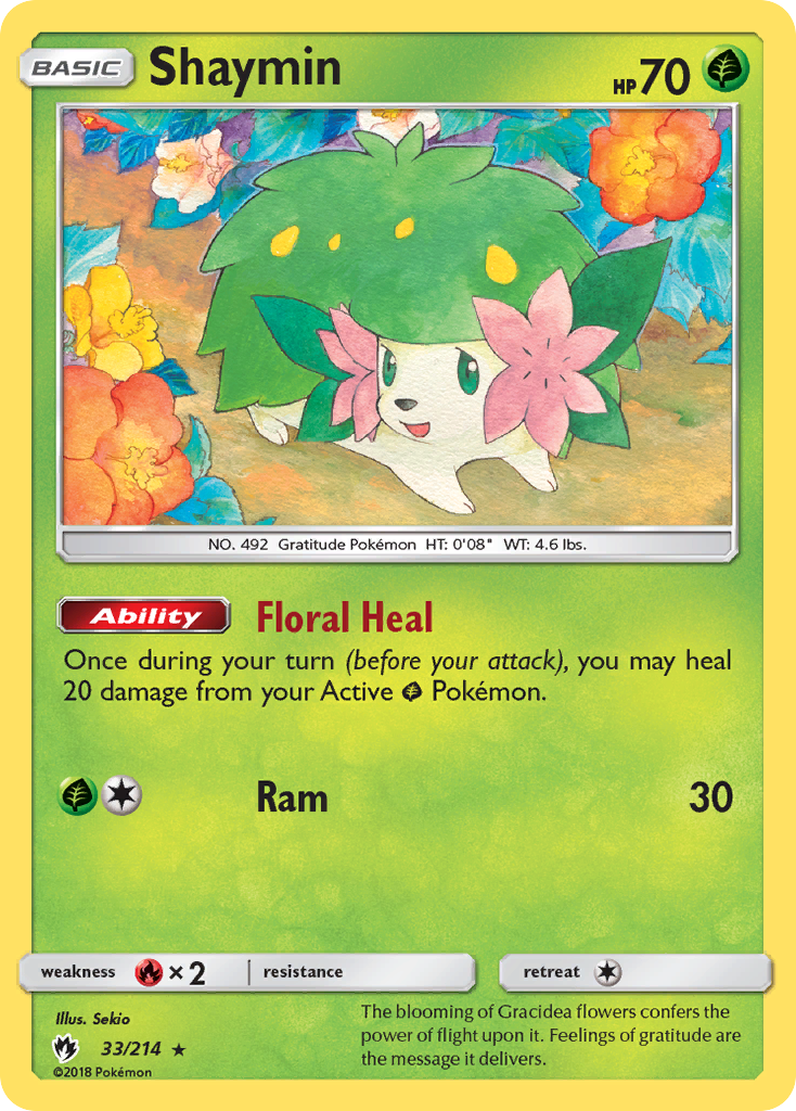 Shaymin (33/214) [Sun & Moon: Lost Thunder] - Destination Retro
