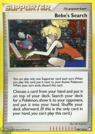 Bebes Search (109/123) (Cosmos Holofoil) [Diamond & Pearl: Mysterious Treasures] - Destination Retro