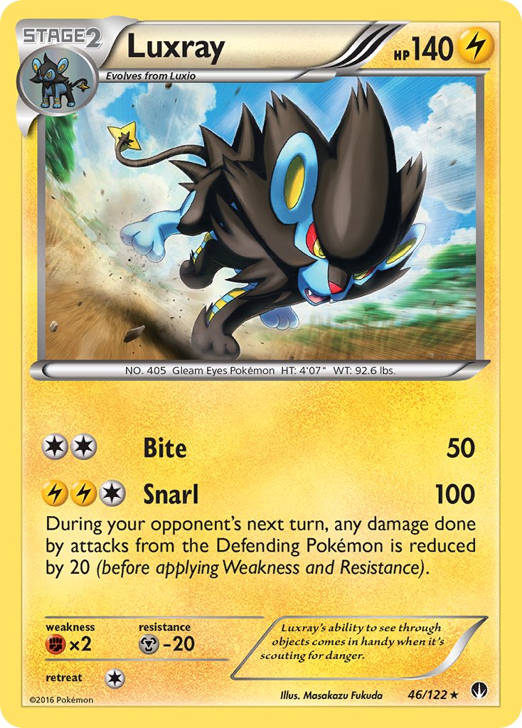 Luxray (46/122) [Theme Deck Exclusives] - Destination Retro