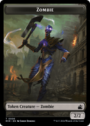 Goblin (0008) // Zombie Double-Sided Token [Ravnica Remastered Tokens] - Destination Retro