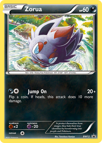 Zorua (BW12) [Black & White: Black Star Promos] - Destination Retro