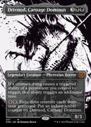 Drivnod, Carnage Dominus (Borderless Ichor Step-and-Compleat Foil) [Phyrexia: All Will Be One] - Destination Retro