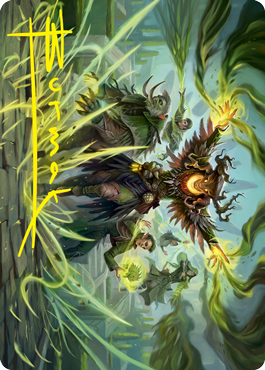 Witherbloom Command Art Card (Gold-Stamped Signature) [Strixhaven: School of Mages Art Series] - Destination Retro