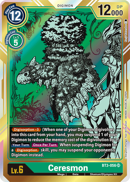 Ceresmon [BT3-056] (Alternate Art) [Release Special Booster Ver.1.5] - Destination Retro