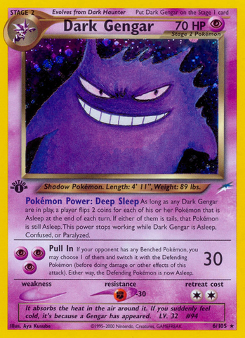 Dark Gengar (6/105) [Neo Destiny 1st Edition] - Destination Retro