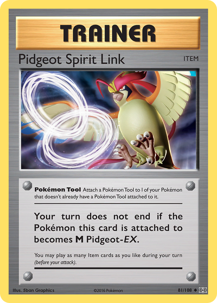 Pidgeot Spirit Link (81/108) [XY: Evolutions] - Destination Retro