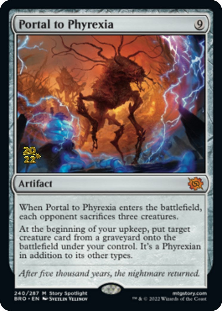 Portal to Phyrexia [The Brothers' War: Prerelease Promos] - Destination Retro