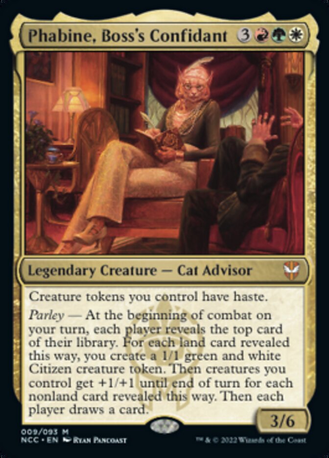 Phabine, Boss's Confidant [Streets of New Capenna Commander] - Destination Retro