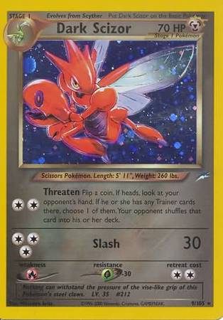 Dark Scizor (9/105) [Neo Destiny Unlimited] - Destination Retro