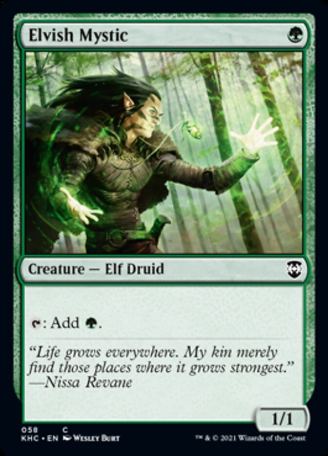 Elvish Mystic [Kaldheim Commander] - Destination Retro