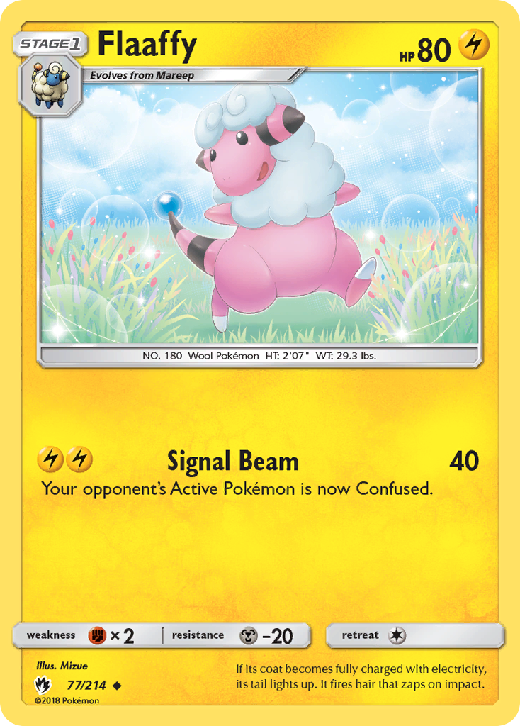 Flaaffy (77/214) [Sun & Moon: Lost Thunder] - Destination Retro