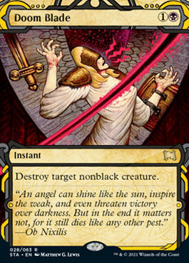 Doom Blade (Etched Foil) [Strixhaven Mystical Archive] - Destination Retro