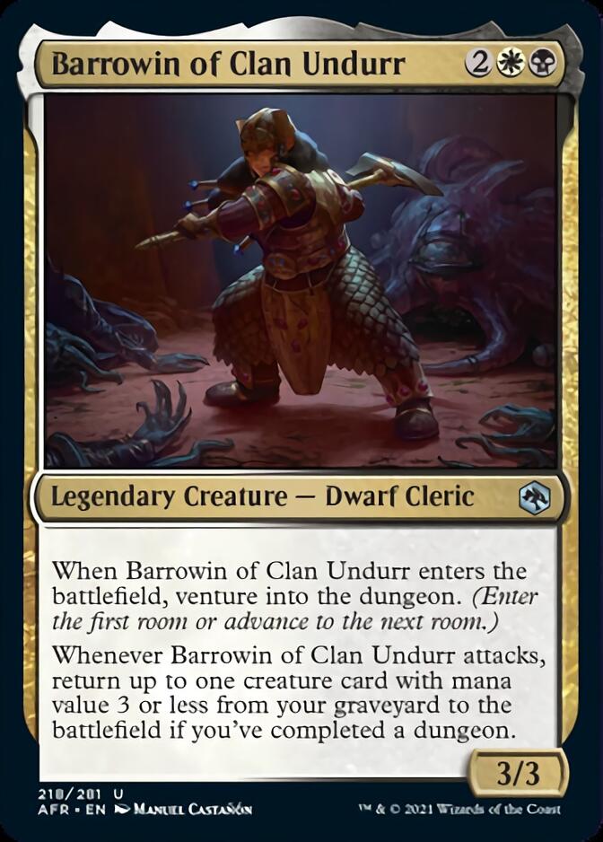Barrowin of Clan Undurr [Dungeons & Dragons: Adventures in the Forgotten Realms] - Destination Retro