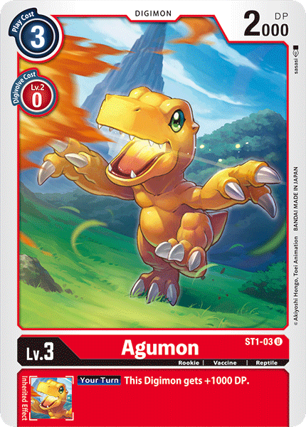 Agumon [ST1-03] [Starter Deck: Gaia Red] - Destination Retro