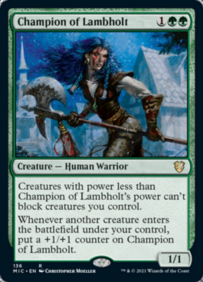 Champion of Lambholt [Innistrad: Midnight Hunt Commander] - Destination Retro