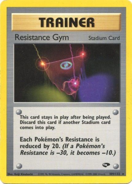 Resistance Gym (109/132) [Gym Challenge Unlimited] - Destination Retro