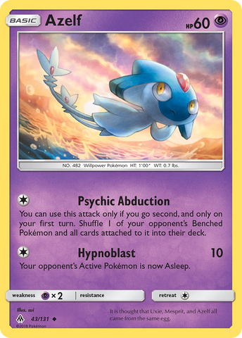 Azelf (43/131) [Sun & Moon: Forbidden Light] - Destination Retro