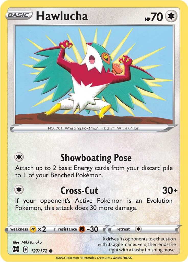 Hawlucha (127/172) [Sword & Shield: Brilliant Stars] - Destination Retro