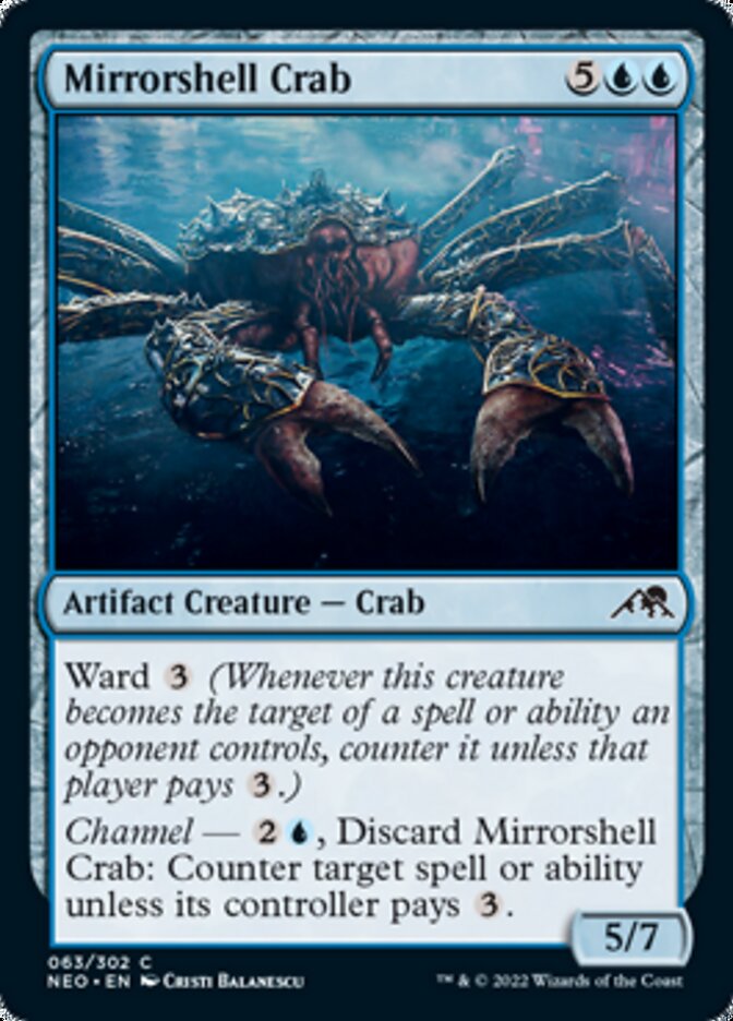 Mirrorshell Crab [Kamigawa: Neon Dynasty] - Destination Retro