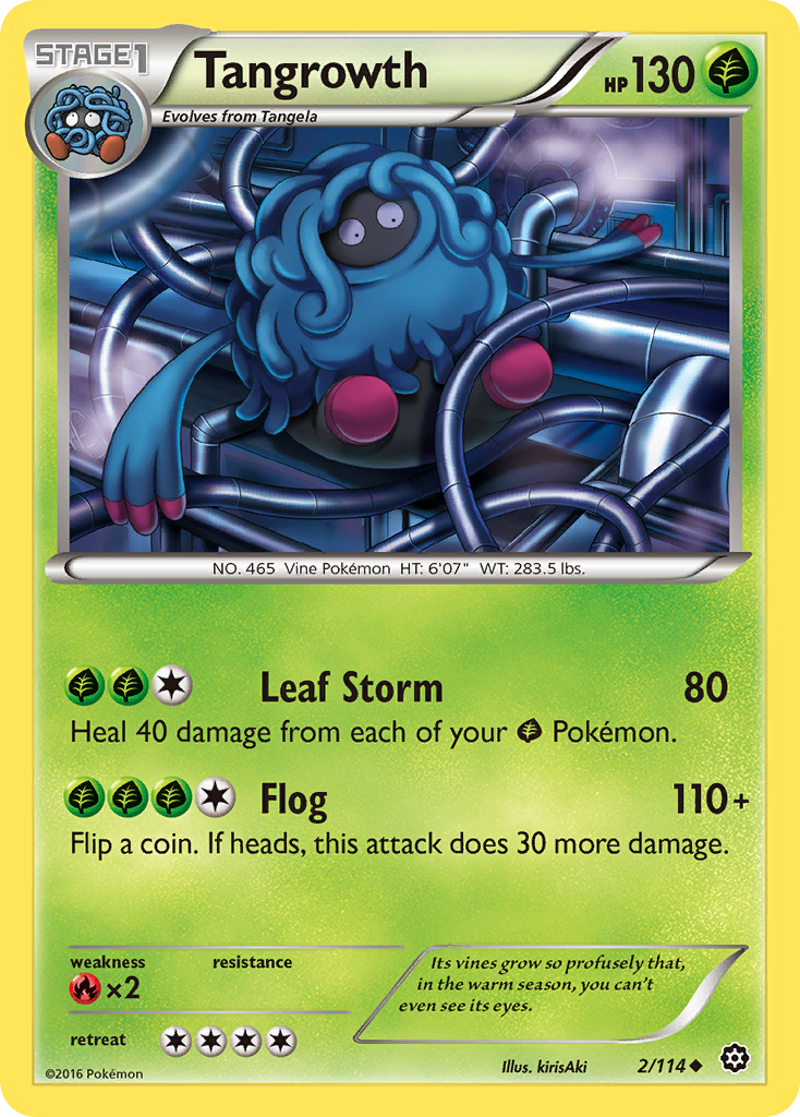 Tangrowth (2/114) [XY: Steam Siege] - Destination Retro