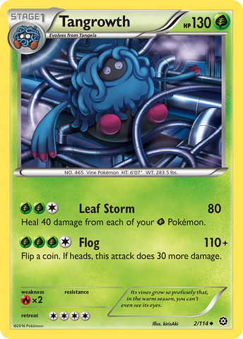 Tangrowth (2/114) [XY: Steam Siege] - Destination Retro