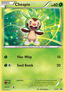 Chespin (XY01) [XY: Black Star Promos] - Destination Retro
