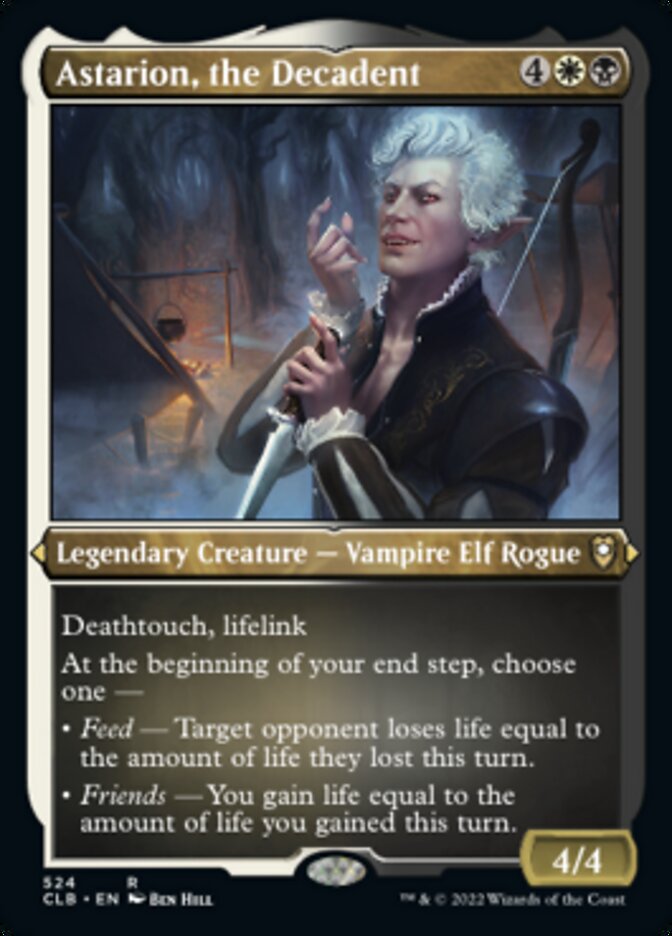 Astarion, the Decadent (Foil Etched) [Commander Legends: Battle for Baldur's Gate] - Destination Retro