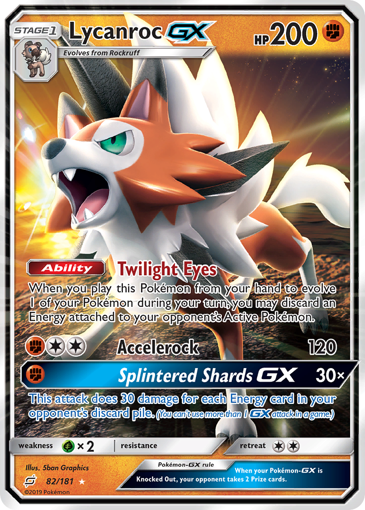 Lycanroc GX (82/181) [Sun & Moon: Team Up] - Destination Retro