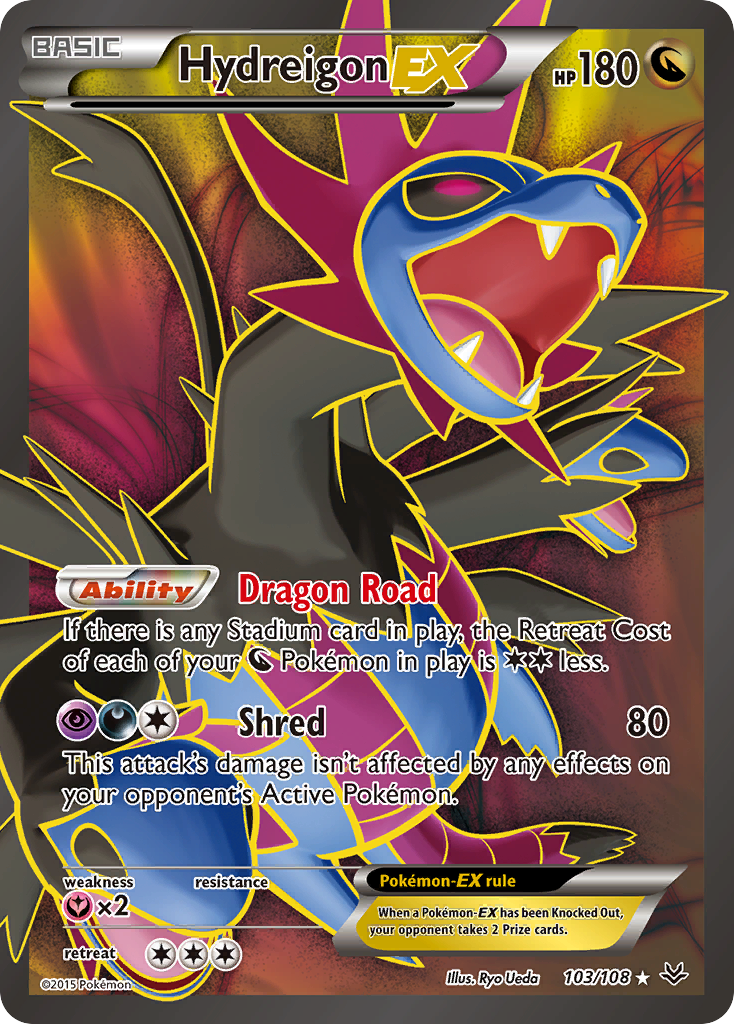 Hydreigon EX (103/108) [XY: Roaring Skies] - Destination Retro