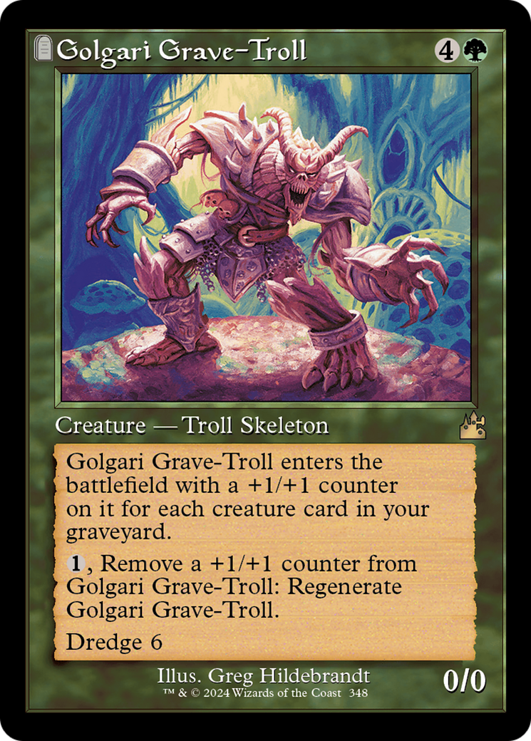 Golgari Grave-Troll (Retro Frame) [Ravnica Remastered] - Destination Retro