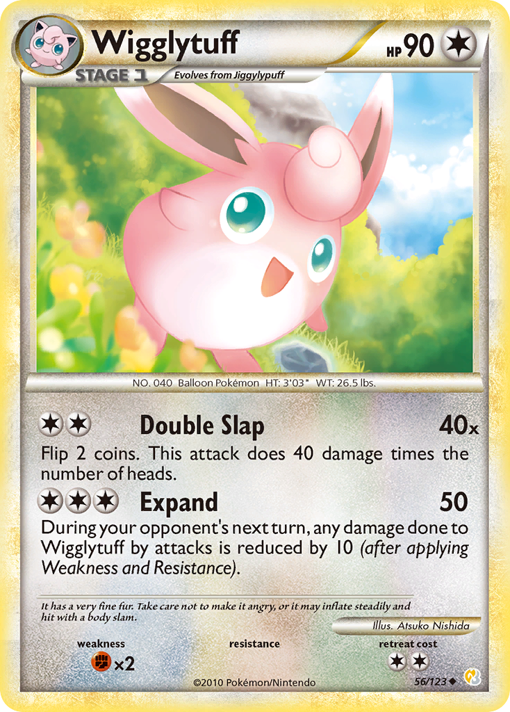 Wigglytuff (56/123) [HeartGold & SoulSilver: Base Set] - Destination Retro