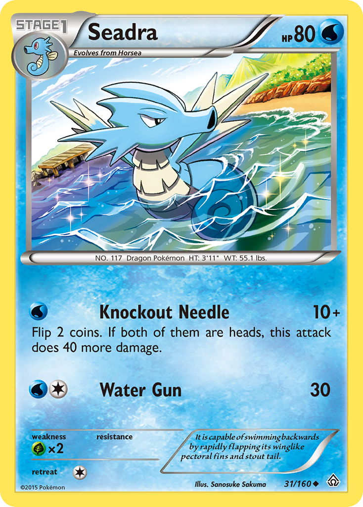 Seadra (31/160) [XY: Primal Clash] - Destination Retro