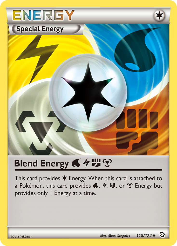 Blend Energy WaterLightningFightingMetal (118/124) [Black & White: Dragons Exalted] - Destination Retro