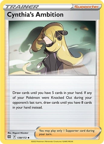 Cynthia's Ambition (138/172) [Sword & Shield: Brilliant Stars] - Destination Retro