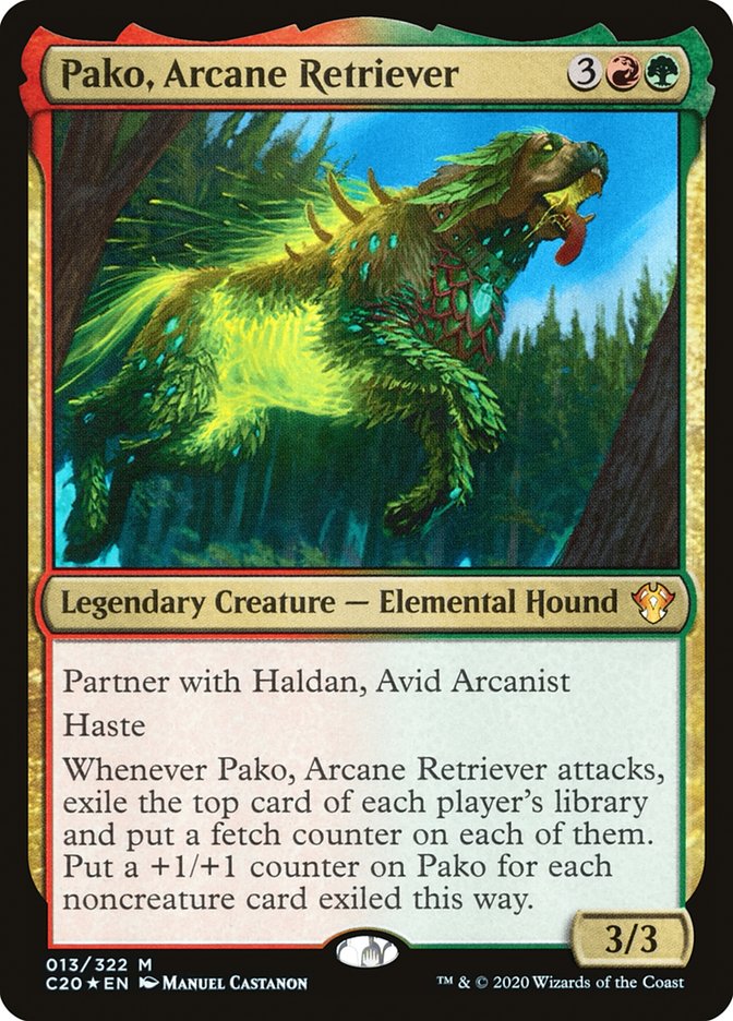 Pako, Arcane Retriever [Commander 2020] - Destination Retro