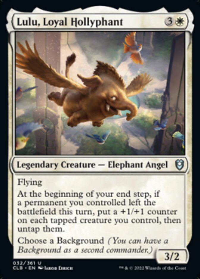 Lulu, Loyal Hollyphant [Commander Legends: Battle for Baldur's Gate] - Destination Retro