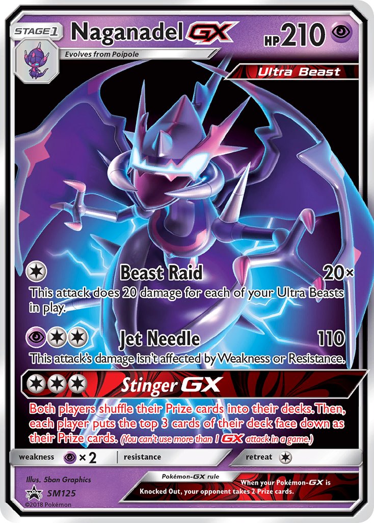 Naganadel GX (SM125) [Sun & Moon: Black Star Promos] - Destination Retro