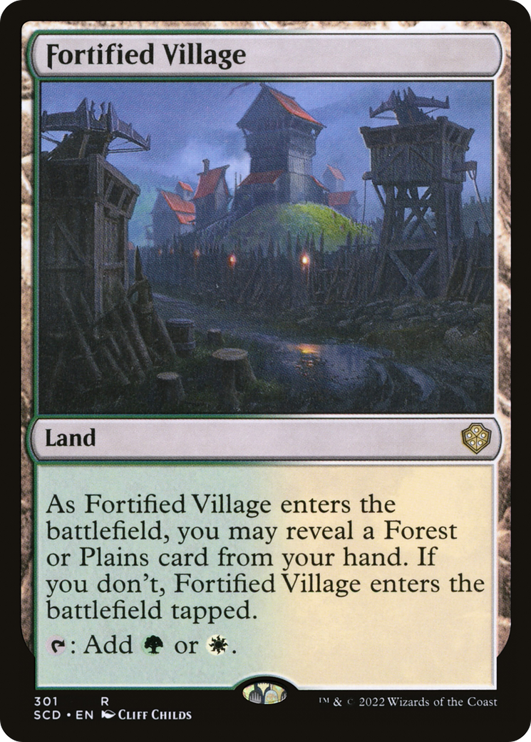 Fortified Village [Starter Commander Decks] - Destination Retro