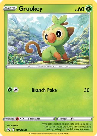 Grookey (SWSH001) [Sword & Shield: Black Star Promos] - Destination Retro