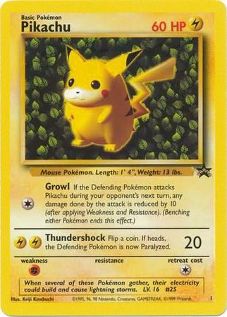 Pikachu (Promo) (1) [Wizards: Black Star Promos] - Destination Retro