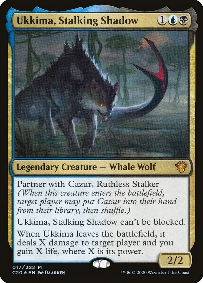Ukkima, Stalking Shadow [Commander 2020] - Destination Retro