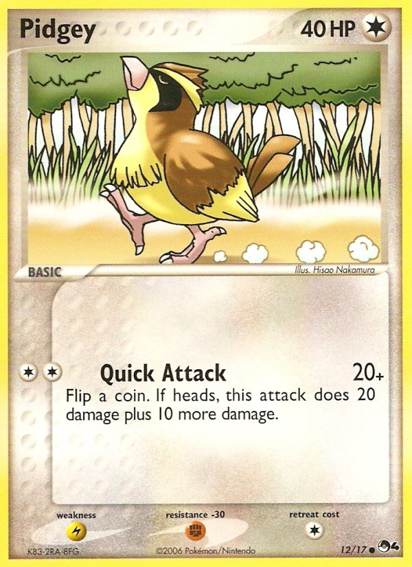 Pidgey (12/17) [POP Series 4] - Destination Retro