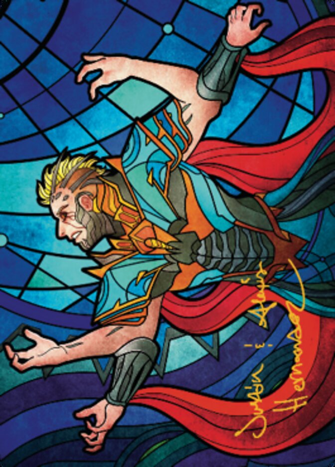 Ertai Resurrected Art Card 2 (Gold-Stamped Signature) [Dominaria United Art Series] - Destination Retro