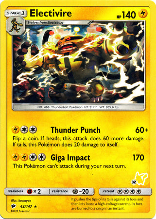 Electivire (32/60) [Battle Academy: Pikachu Deck] - Destination Retro
